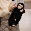 Mother and son chimpanzee doll plush toy little monkey sloth doll girl company soothing doll