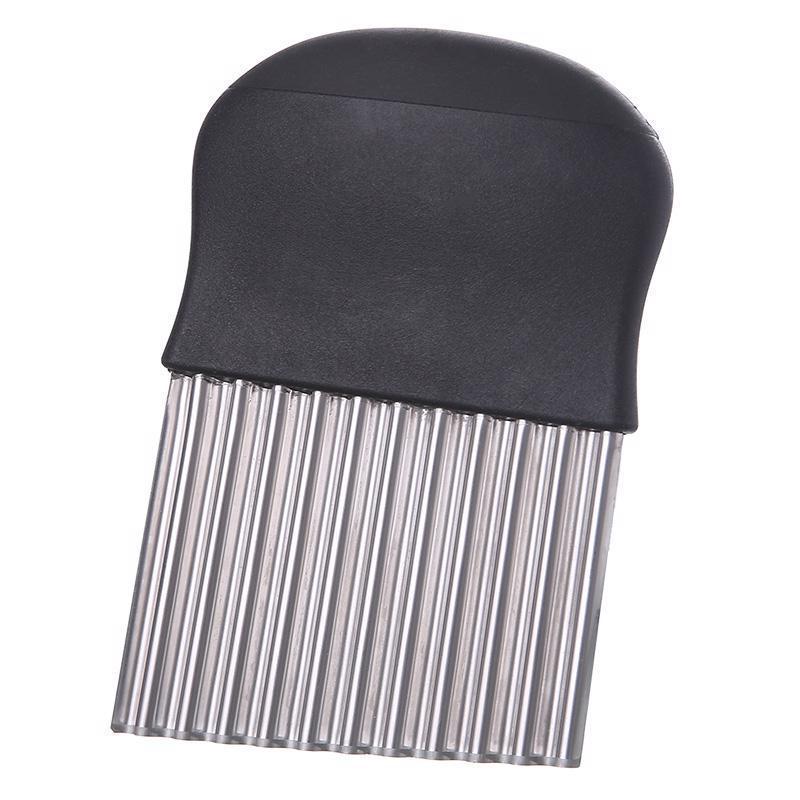 Wolf Tooth Stainless Steel Potato and Vegetable Wave Knife - Fancy Cut Kitchen Tool  