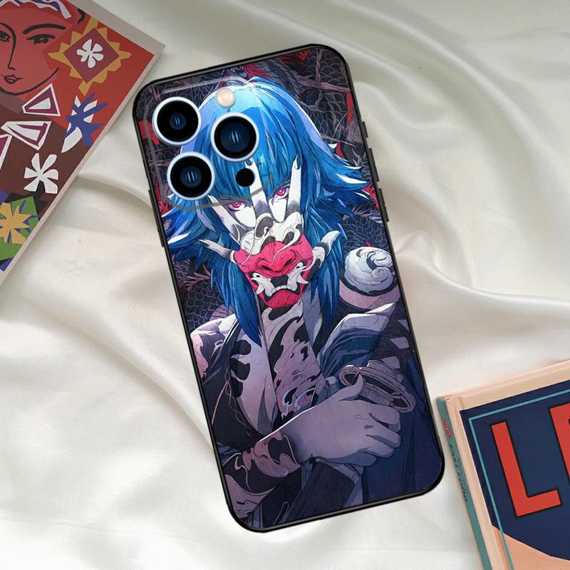 Japanese Samurai Warrior Geisha Phone Case For iPhone 16 14 13 12 11 15 17 Pro Max 15 16 Plus 13 Mini 16e 17 Air Funda Cover