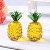 Handcrafts Crystal Pineapple Figurine Elegant Glass Artificial Fruit Sculpture Ornament for Home and Office Table Decors