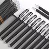Student 0.5mm Black Gel Pen - Office Stationery Signing Pen