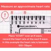EKG-7-Stufen-Lineal zur Interpretation von Elektrokardiogrammen, transparente EKG-Linealkarte, EKG-Taschentool, tragbares Elektrokardiogramm-Referenzhandbuch für Studenten