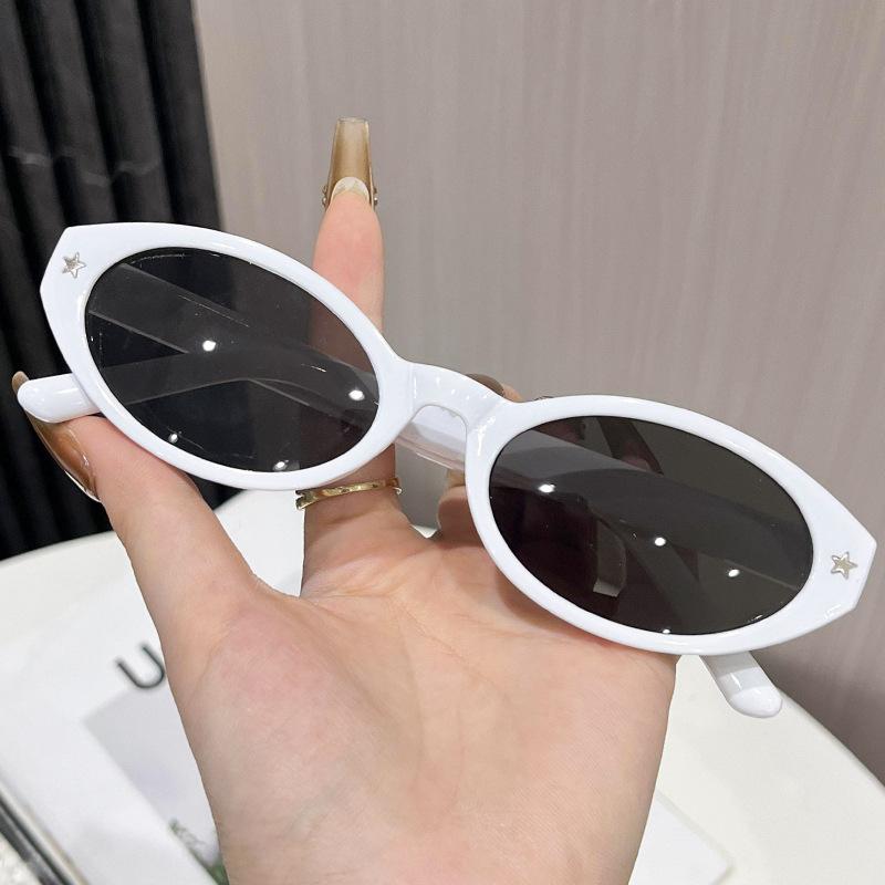 Luxury Brand Oval Sunglasses For Women New Cat Eye Sun Glasses Fashion Men Outdoor Eyewear UV400 Gafas De Sol
