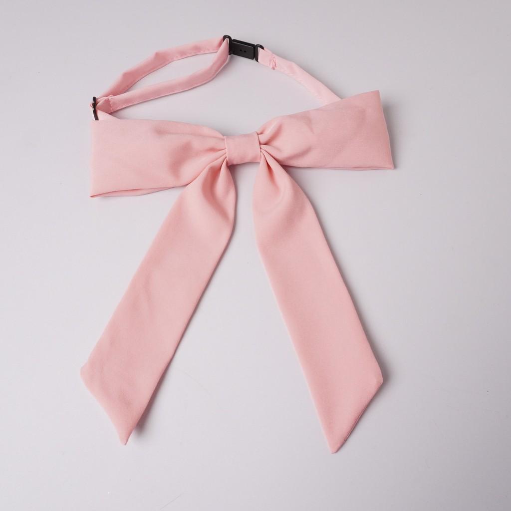 Jk Series Girl School Uniform Bow Tie With Satin Material For Graduation And Casual Wear