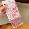 Pink Bowknots Pattern Case For Google Pixel 9 Pro XL 9A Shockproof TPU Silicone Clear Soft Cover