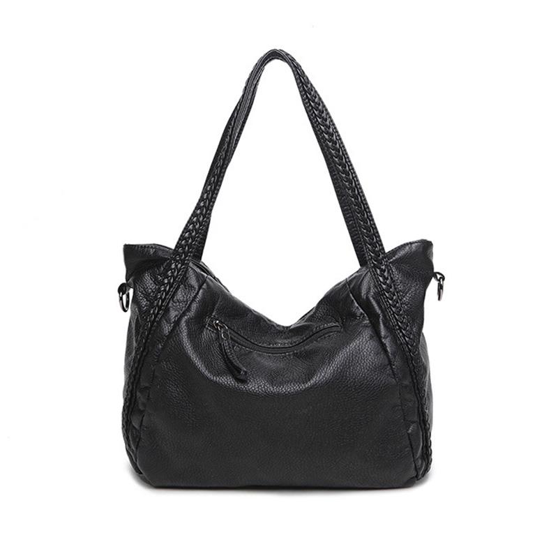 Geantă mare, moale, din piele PU, genți de mână pentru femei, genți de mână pentru femei, genți de umăr pentru femei.