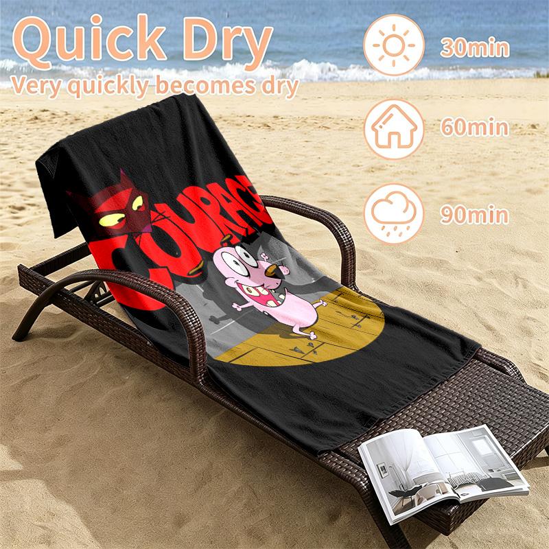 Brave Dog Beach towels also serve as bath towels summer essential a musthave for the outdoors the beach and the pool