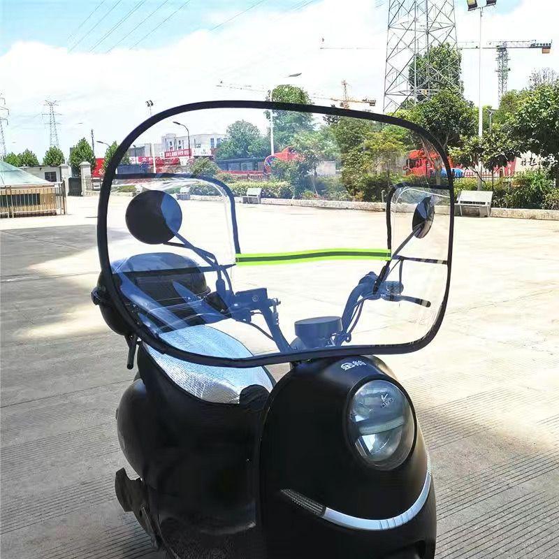 Electric Vehicle Rain & Wind Shield: All-Weather Protection for Battery Motorcycle Windshields.
