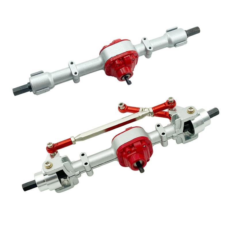RC Car Metal Gear Front&Rear Bridge Axle Set for MN D90 D91 D96 99S FJ45 1/12 RC Car Upgrade Parts Accessories