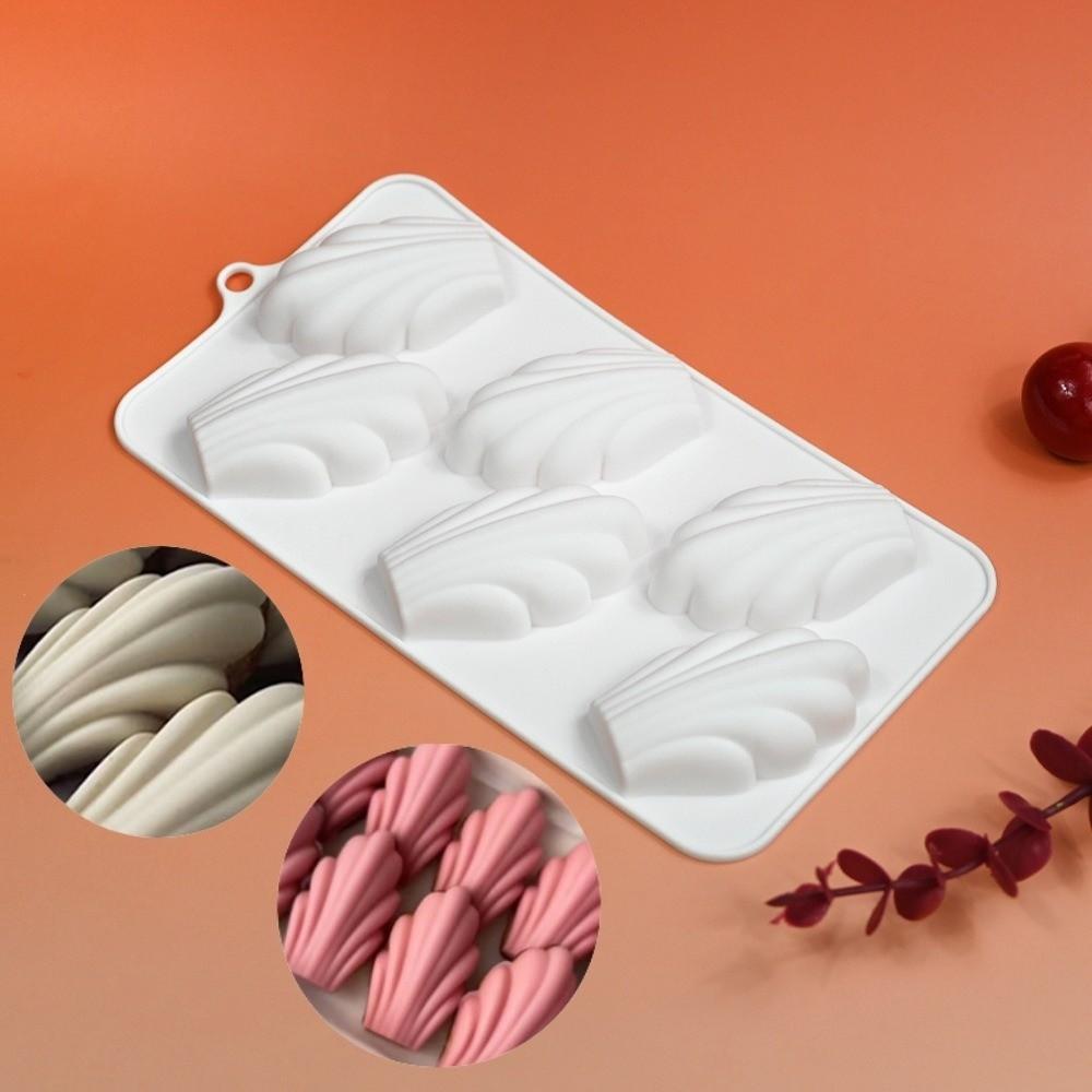 Silicone Material Baking Mold 6-Cavity Dessert Mold Easy Release Pudding Mold  Bread Making