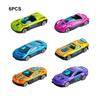 6piece 164 Alloy Car Pull-back Die Casting Model Toys For Boys Toys For Kids Children Toys Car Model