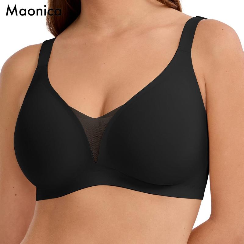 

Європейський розмір Безшовний бюстгальтер зі спинкою-майкою Суцільний Застібка на спині Без кісточок Жіночий бюстгальтер великого розміру Пуш-ап L