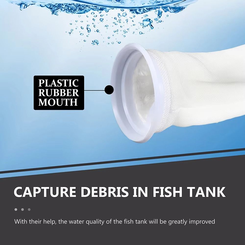 Dry and Wet Separation Fish Tank Filter Bag for Fish Marine Filtration System