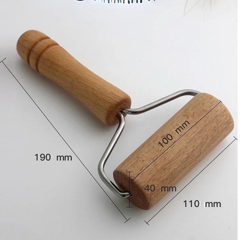 Wooden Rolling Pin Hand Dough Roller for Pastry Fondant Cookie Dough Chapati Pasta Bakery Pizza Kitchen Tool Dough Roller