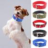 Huisdierhalsband Verstelbare nylon hondenhalscirkel Duurzame halsband voor huisdieren met tractiering Dierbenodigdheden