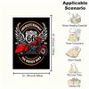 Route 66 Motorcycle T-Shirt - America's Highway TeeBlanket Flannel Throw Blanket for Sofa, Bed, Travel, Camping, Office, Couch, Chair, And B