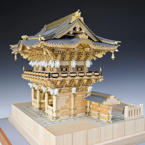 Woody Joe 1/50 Nikko Toshogu Shrine Yomeimon Gate Wooden Model Assembly Kit