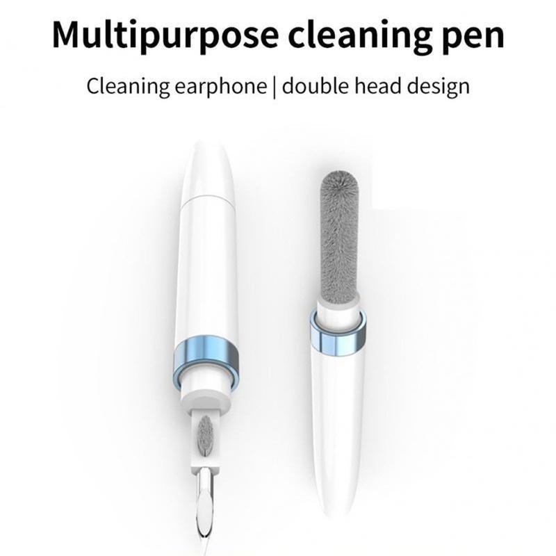 New Upgraded Multi-purpose Keyboard Cleaning Brush Wireless Headphones Cleaning Pen Cleaner Tools Fit for Apple Airpods 1/2/3