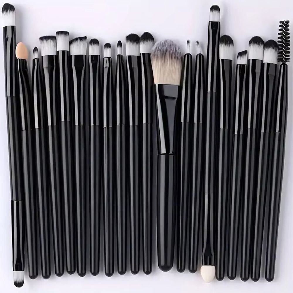20Pcs/Set Cosmetic Foundation Makeup Brush Set Eyeliner Cosmetic Brushes Kit  for Cheeks Eye