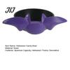 Trick or Treat Bowl Halloween Candy Bowl, Black Bat Shaped Ceramic Dish, Large Resin Serving Tray for Snacks And Treats, Tabletop Display Home Indoor