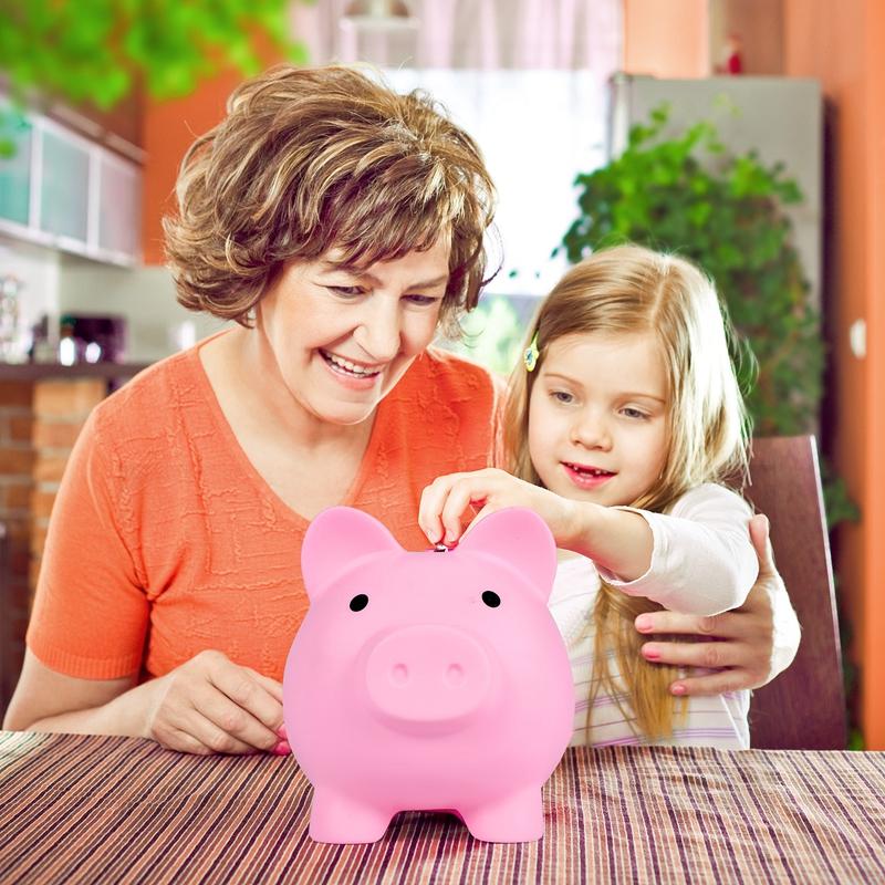 Hot Large Piggy Bank, Unbreakable Plastic Money Bank, Coin Bank For Girls And Boys, Practical Gifts For Birthday