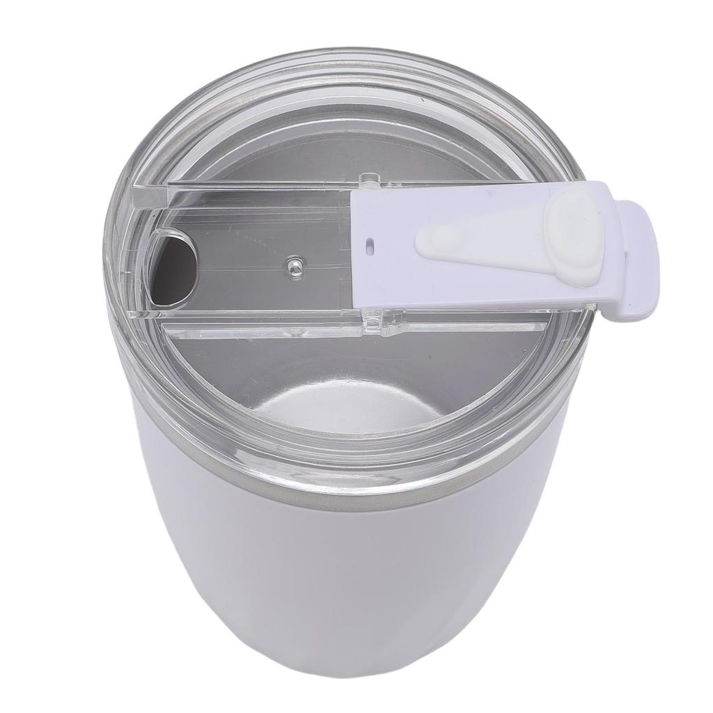 380ML Automatic Stirring Coffee Mug 304 Stainless Steel Auto Magnetic Coffee Cup Electric Mixing Mug for Home Office Gym
