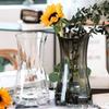 Light Luxury Nordic Glass Vase for Hydroponic Lily Flower Arrangement
