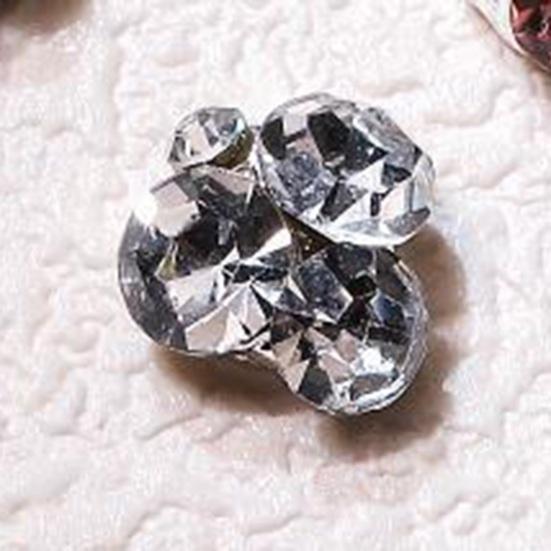 5Pcs Manicure Charm Three-dimensional Manicure Decoration Alloy Stylish DIY Stacked Rhinestone Nail Art Charm Nail Salon Accessories