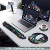 3Pcs/Set Soft Mouse Wrist Support Pad Non-Slip Base Keyboard Hand Cushion  Desktop Accessories