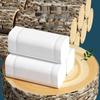 10 Rolls Coreless Wood Toilet Paper - Eco-Friendly Small Rolls for Home Use