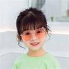 Süße Schleife Kinder Sonnenbrille Mädchen Polygon Metall Sonnenbrille Sommerbrille