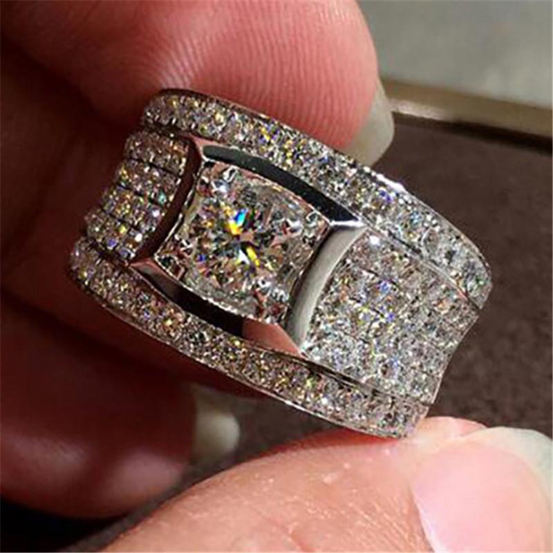 CopperDazzling Cubic Zirconia Gorgeous Ring for Women Trendy Accessories Delicate Wedding Engagement Jewelry