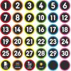 Line Up Spots for Classroom Floor Number Stickers Line Up Dots Floor Numbers for Classroom Back To School Kindergarten Preschool Office Decoration