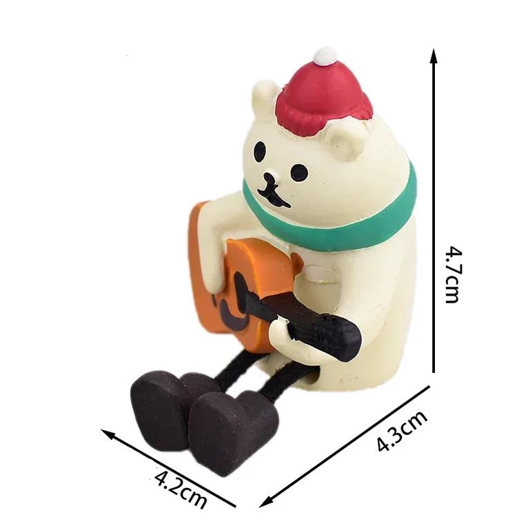 1pc Scene Decoration Christmas Series Bookshelf Decorationt Collectible Home Decoration Garden Resin Craft Toy Bonsai Ornaments