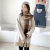 2025 Autumn/Winter Mid-Length Warm Plaid Scarf: Japanese & Korean Sweet Fashion Shawl