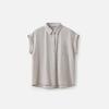 Broadcast Women's Loose Fit Linen Blend Sleeveless Blouse