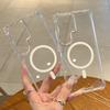 Crystal Clear Magnetic For Magsfe Case For Samsung S25 Ultra S26 Edge S24 FE S23 A56 A55 A54 A35 A36 A26 A25 A17 A16 A07 Cover