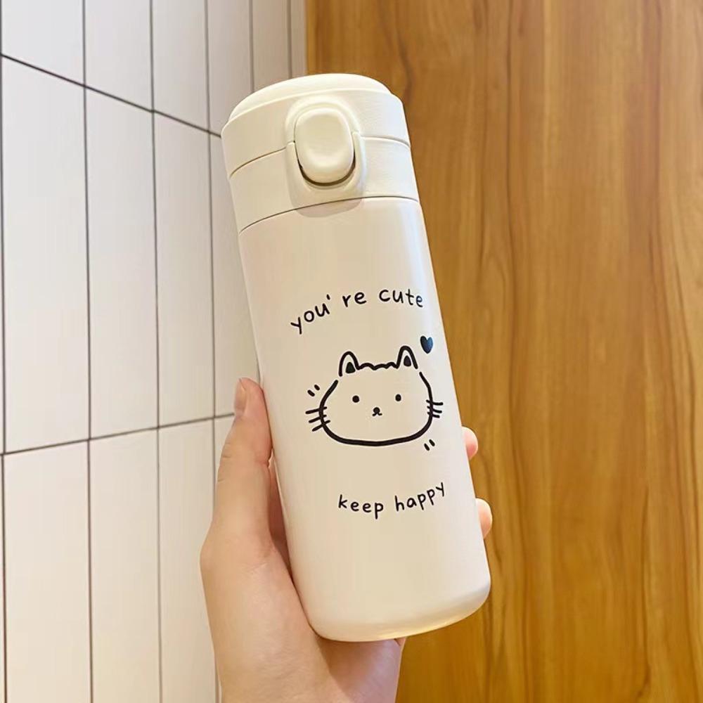 

Vacuum Insulation Cartoon Tumbler Leak Proof Kids Water Cup Students Use Style C
