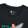 Nike NBA Collaboration Dri-Fit T-Shirt Boston Wizards Letter Quick-Dry Crew Neck Short Sleeve Kids Tops Black 3Z2B7BAYS-CELKI