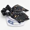 New Style Bow-shaped Hairband for Large Intestine. Women's Double-layer Satin Fabric Ponytail Hairband with Half-twisted Hairstyle Accessory.