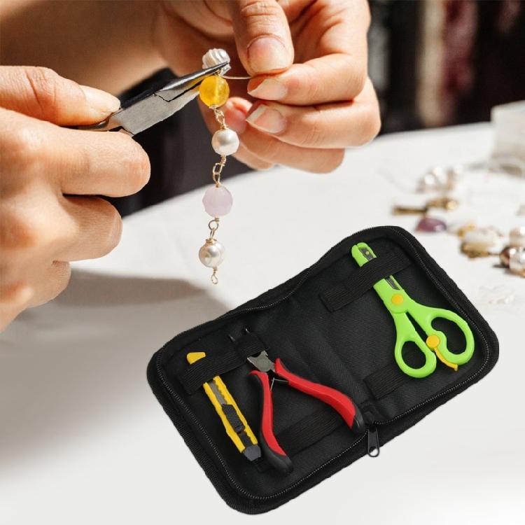 Artificial Leather Pliers Tool Kits Bag Tool Pouch for Jewelry Creators Keep Pliers and Scissors Protected