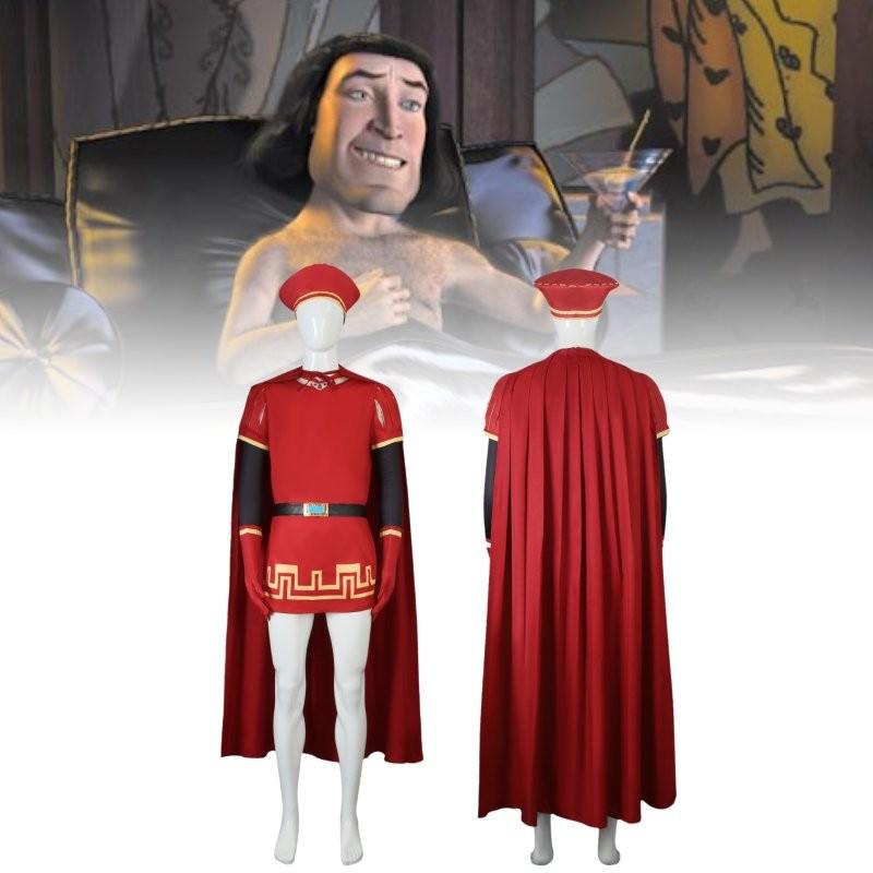 Halloween Shrek Cosplay Costume Luxurious Satin And Cotton Fabric For All Sizes