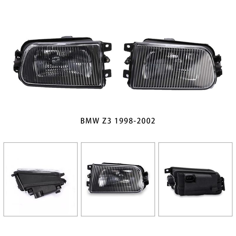 Artudatech Pair Front Bumper Fog Light Lamps Without Bulbs For BMW E39 5-Serise 1995-1998 Car Accessories