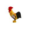 Wooden Rooster Sculpture Handcrafted Car Desk Home Decor Gift For Birthday