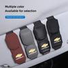 Leather Car Sun Visor Sunglasses Clip Eyeglasses Holder Auto Interior For Matiz Onix Camaro Cobalt Beat Groove Equino