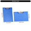 Letter Size Clipboard Writing Board with Strong Metal Clamp Scale Marking for Business Meetings Office School Classroom