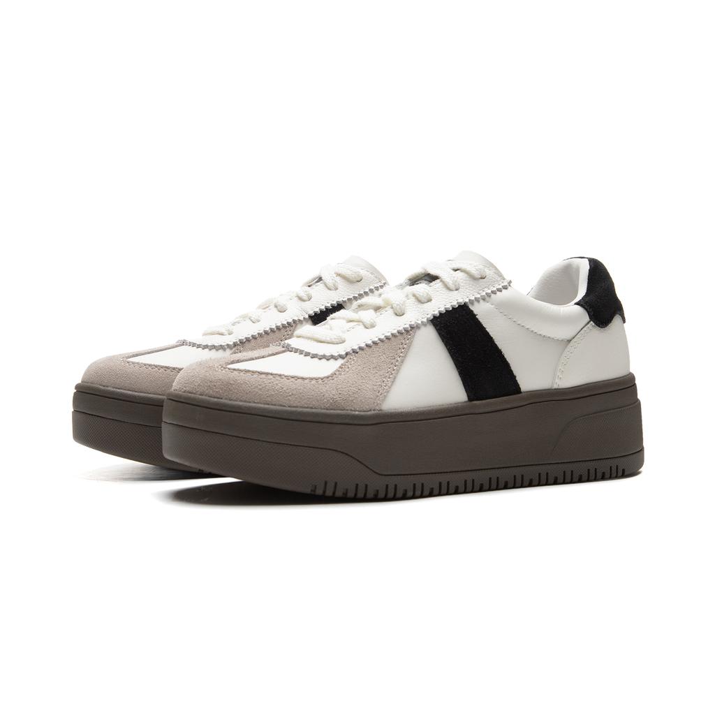 New LiNing Cheese 2.0 German Training Anti Slip And Wear Resistant Breathable Low Top Skateboard Shoes Women's White Black AGCU534-1