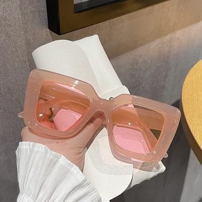 Fashion Box Sunglasses Trend Shades Glasses International Station Hot Multi Color Sunglasses Unisex Large Frame Eyewear