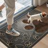 Paw Print Doormat, Machine Washable Non-Slip Simple Rug for Kitchen Living Room Bedroom Indoor Entryway Decor