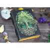 Tree of Life Leather Journal: Handmade Deckle Edge Grimoire with Vintage Lock